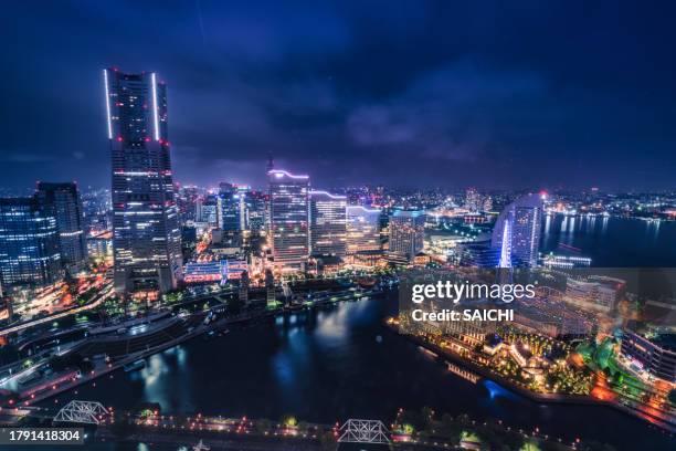 yokohama minatomirai - cais estrutura feita pelo homem imagens e fotografias de stock