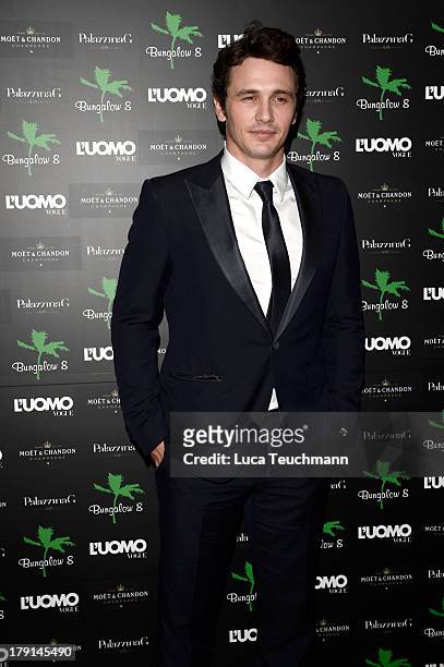 Director and actor James Franco attends Bungalow 8 & James Franco Venice Film Festival Premiere Party for Child of God and Palo Alto during the 70th...