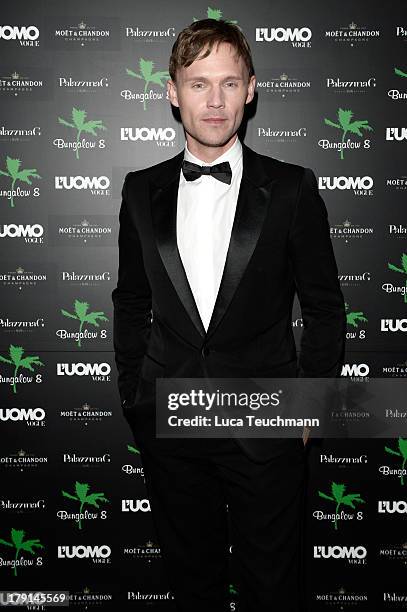 Actor Scott Haze attends Bungalow 8 & James Franco Venice Film Festival Premiere Party for Child of God and Palo Alto during the 70th Venice...