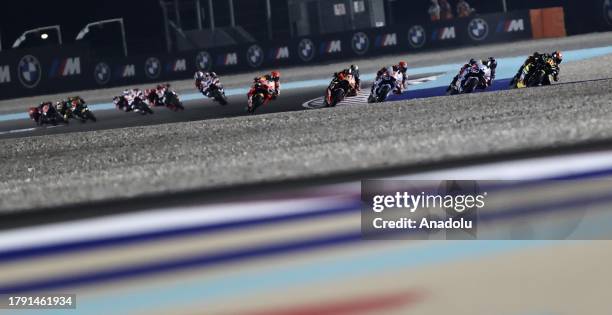 General view of the Moto GP Grand Prix of Doha at Losail Circuit in Doha, Qatar on November 19, 2023.