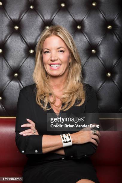 Owner and president of the Los Angeles Lakers, Jeanie Buss is photographed for Los Angeles Times on September 13, 2016 in Los Angeles, California....