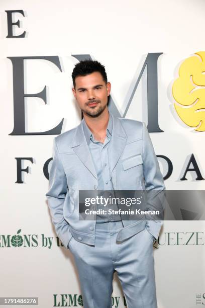 Taylor Lautner attends the Inaugural Lemons Foundation Gala hosted by Taylor & Taylor Lautner at 1 Hotel West Hollywood on November 12, 2023 in West...
