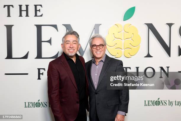 Joaquin Sedillo and Craig Saavedra attend the Inaugural Lemons Foundation Gala hosted by Taylor & Taylor Lautner at 1 Hotel West Hollywood on...