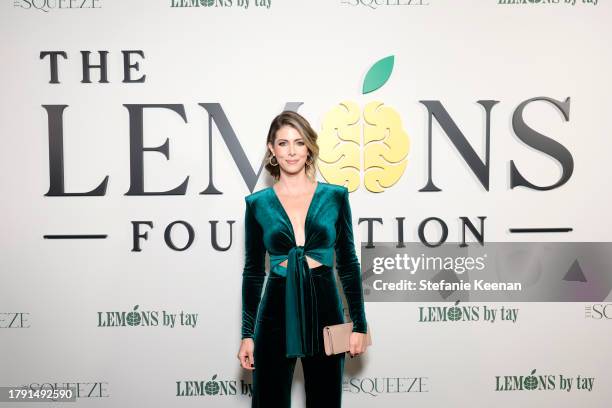 Kelly Rizzo attends the Inaugural Lemons Foundation Gala hosted by Taylor & Taylor Lautner at 1 Hotel West Hollywood on November 12, 2023 in West...