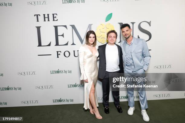 Taylor Lautner, Jake Shane, and Taylor Lautner attend the Inaugural Lemons Foundation Gala hosted by Taylor & Taylor Lautner at 1 Hotel West...