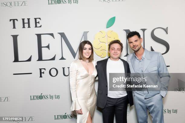 Taylor Lautner, Jake Shane, and Taylor Lautner attend the Inaugural Lemons Foundation Gala hosted by Taylor & Taylor Lautner at 1 Hotel West...
