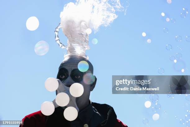 Pasadena, CA A person dressed as Uncle Fester participates in the 44th Occasional Pasadena Doo Dah Parade, an off-beat "twisted sister" of the...