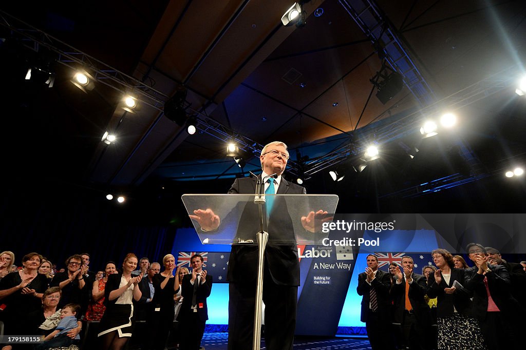 Australian Labor Party 2013 Campaign Launched In Brisbane