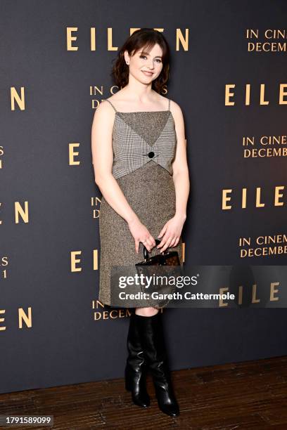 Thomasin McKenzie attends the special preview screening of "Eileen" at Picturehouse Central on November 13, 2023 in London, England.