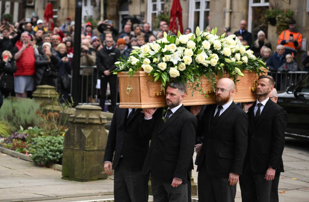 GBR: Funeral Is Held For Sir Bobby Charlton