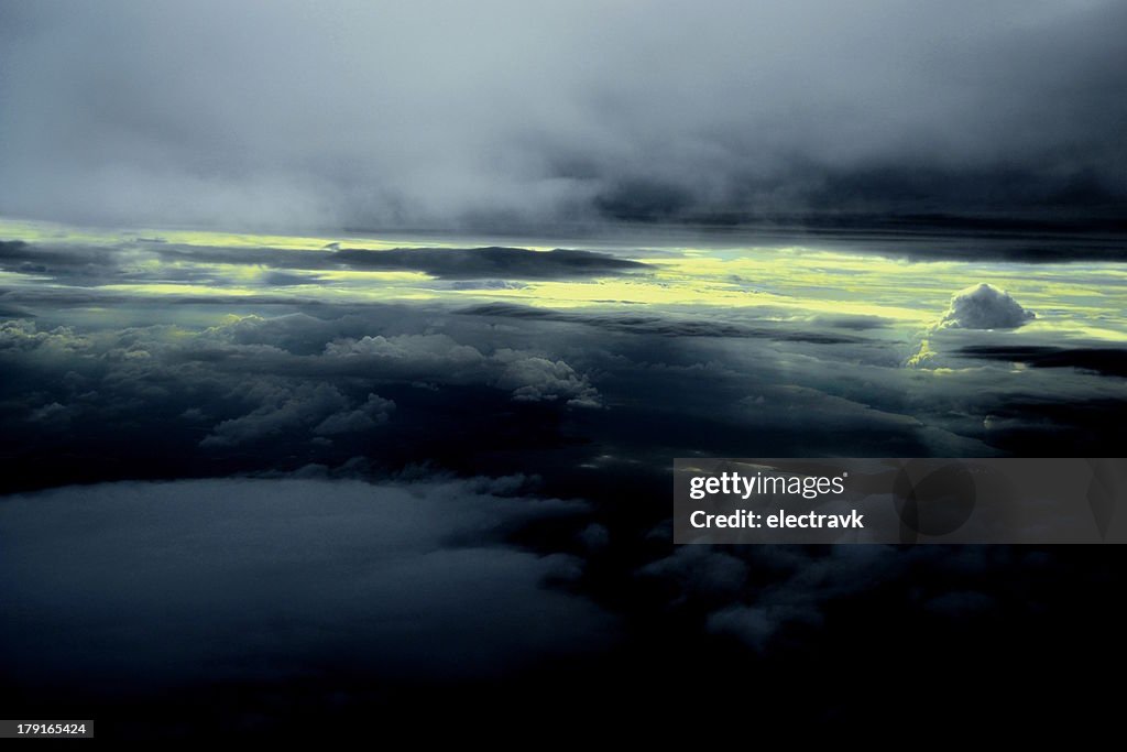 Above the clouds
