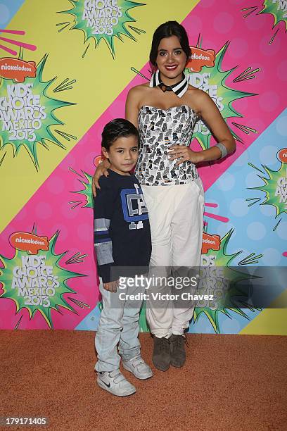Paulina Gaitán arrives at Kids Choice Awards Mexico 2013 at Pepsi Center WTC on August 31, 2013 in Mexico City, Mexico.
