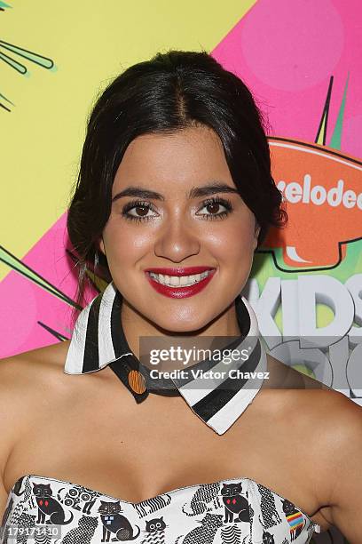 Paulina Gaitán arrives at Kids Choice Awards Mexico 2013 at Pepsi Center WTC on August 31, 2013 in Mexico City, Mexico.