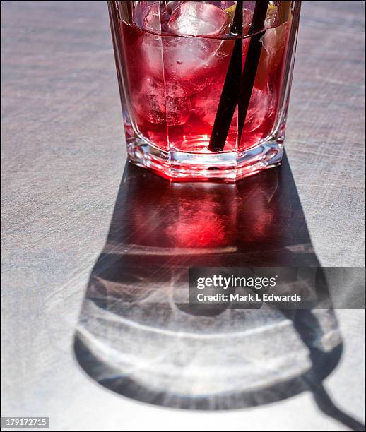 cranberry on the rocks - cranberry juice stock pictures, royalty-free photos & images