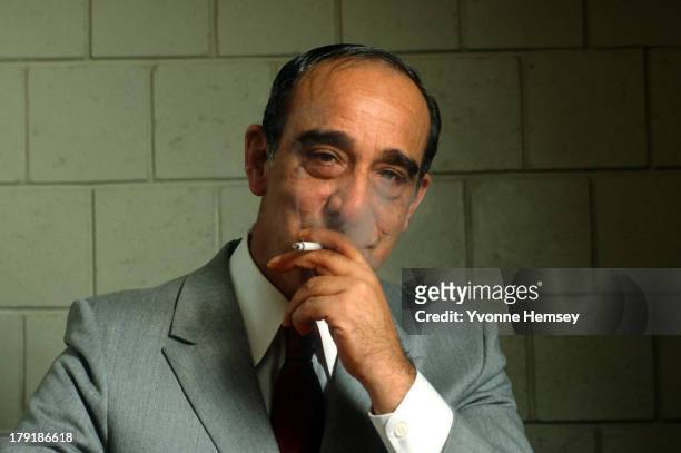 Carmine Persico, boss of the Colombo Crime Family, poses for a portrait September 15, 1986 at the Metropolitan Correctional Center in New York City...