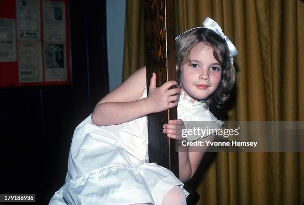'ET' Star Drew Barrymore Poses For A Photograph 'ET' Star Drew Barrymore Poses For A Photograph