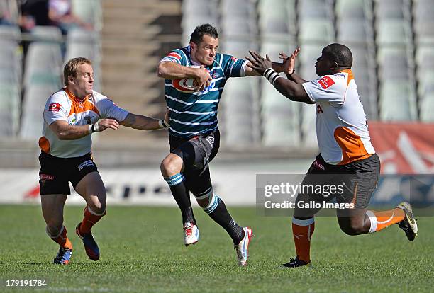 Nel of the GWK Griquas during the Absa Currie Cup match between Toyota Free State Cheetahs and GWK Griquas at Free State Stadium on August 31, 2013...