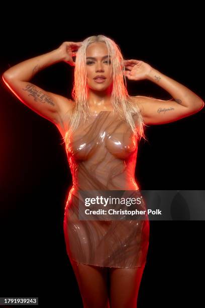 Karol G at the 2023 Billboard Music Awards at Line 204 in Los Angeles, California. The show airs on November 19, 2023 on BBMAs.watch.