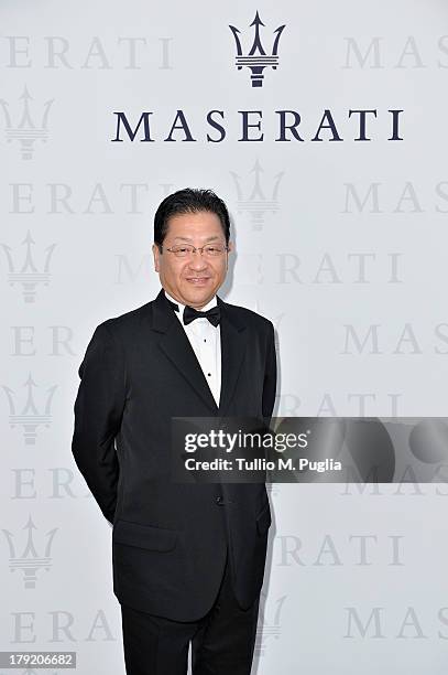 President of the Studio Ghibli Koji Hoshino attends the 70th Venice International Film Festival at Terrazza Maserati on August 31, 2013 in Venice,...