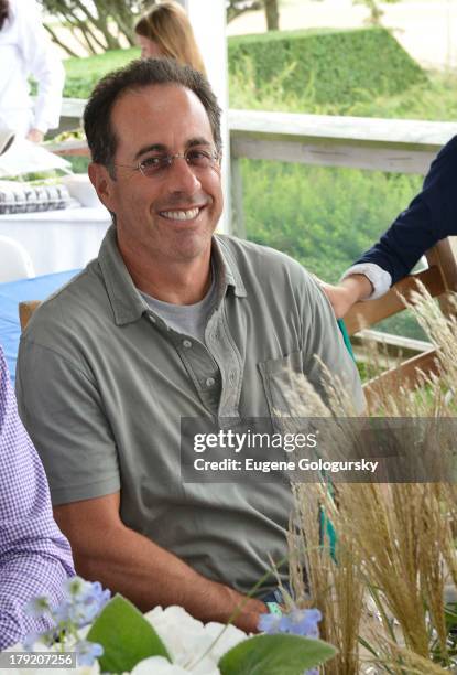 Jerry Seinfeld attends the Hamptons Magazine Celebration of Grand Prix Sunday At Hampton Classic on September 1, 2013 in Bridgehampton, New York.