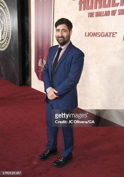 Jason Schwartzman attends "The Hunger Games: The Ballad Of Songbirds & Snakes" Los Angeles Premiere at TCL Chinese Theatre on November 13, 2023 in...