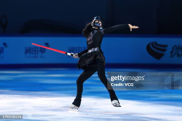 Hana Yoshida of Japan performs during the Exhibition gala on day three of the ISU Grand Prix of Figure Skating - Cup of China 2023 at Chongqing Huaxi...