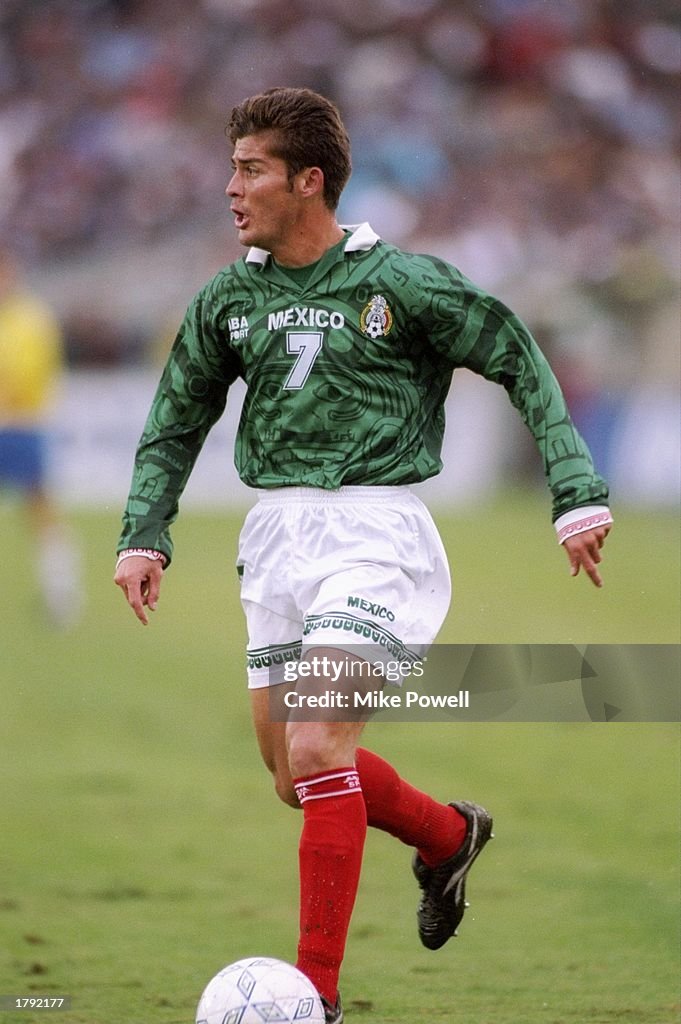 Luis Ramon Ramirez Ramon Ramirez of Mexico stands on the field during a Gold Cup game ...