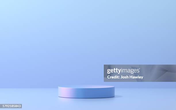 3d rendering product display platform - pódio imagens e fotografias de stock