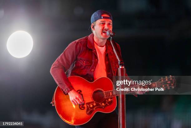 Morgan Wallen performs the song "'98 Braves" at the 2023 Billboard Music Awards at Truist Park in Atlanta, Georgia. The show airs on November 19,...