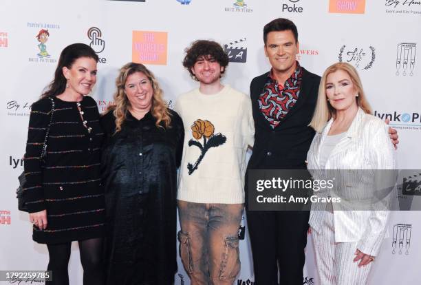 Kira Reed Lorsch, Lisa Malcolm, Jax Malcolm, Kash Hovey and Michelle Beaulieu attend Kash Hovey And Friends At Film Fest LA At LA Live 2023 at Regal...