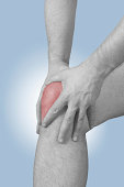 Acute pain in a man knee