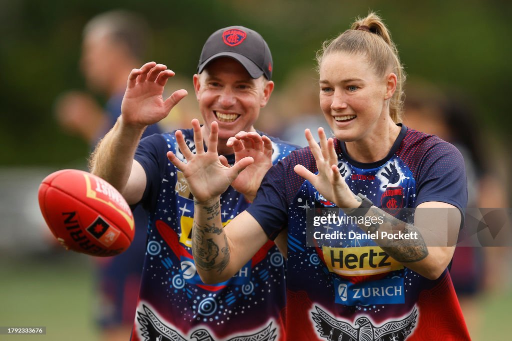 Melbourne Demons AFLW Training Session