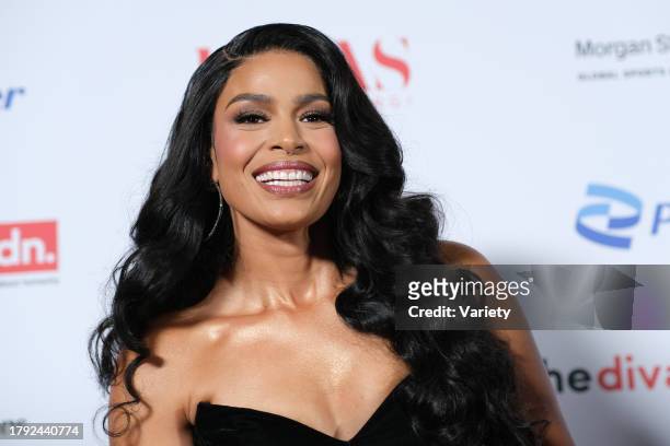 Jordin Sparks at Divas Simply Singing at the Wilshire Ebell Theatre on November 19, 2023 in Los Angeles, California