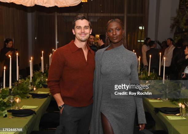 Antoni Porowski and Jodie Turner-Smith attend Expedia Group Unveils UNPACK '24: The Trends in Travel at Tatiana on November 13, 2023 in New York City.