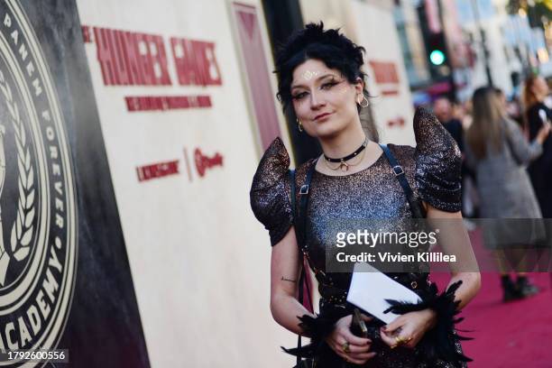 Anna Brisbin attends "The Hunger Games: The Ballad Of Songbirds And Snakes" Los Angeles Fan Event at TCL Chinese Theatre on November 13, 2023 in...