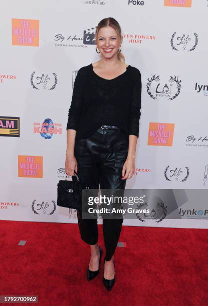 Hilary Barraford attends Kash Hovey And Friends At Film Fest LA At LA Live 2023 at Regal LA Live on November 18, 2023 in Los Angeles, California.