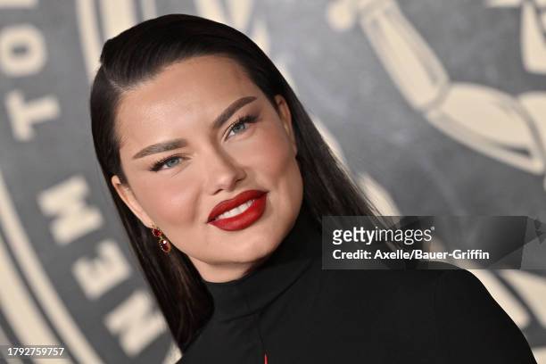 Adriana Lima attends "The Hunger Games: The Ballad Of Songbirds & Snakes" Los Angeles Premiere at TCL Chinese Theatre on November 13, 2023 in...