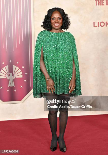 Viola Davis attends "The Hunger Games: The Ballad Of Songbirds & Snakes" Los Angeles Premiere at TCL Chinese Theatre on November 13, 2023 in...
