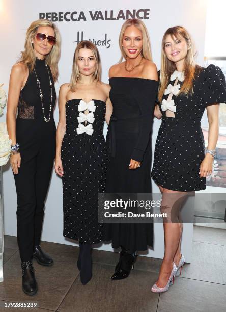 Lady Victoria Hervey, Juliet Angus, Rebecca Vallance and Holly Candy aka Holly Valance attend a VIP breakfast celebrating the relaunch of Rebecca...