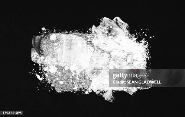 black and white paint splashes - grunge image technique stock pictures, royalty-free photos & images