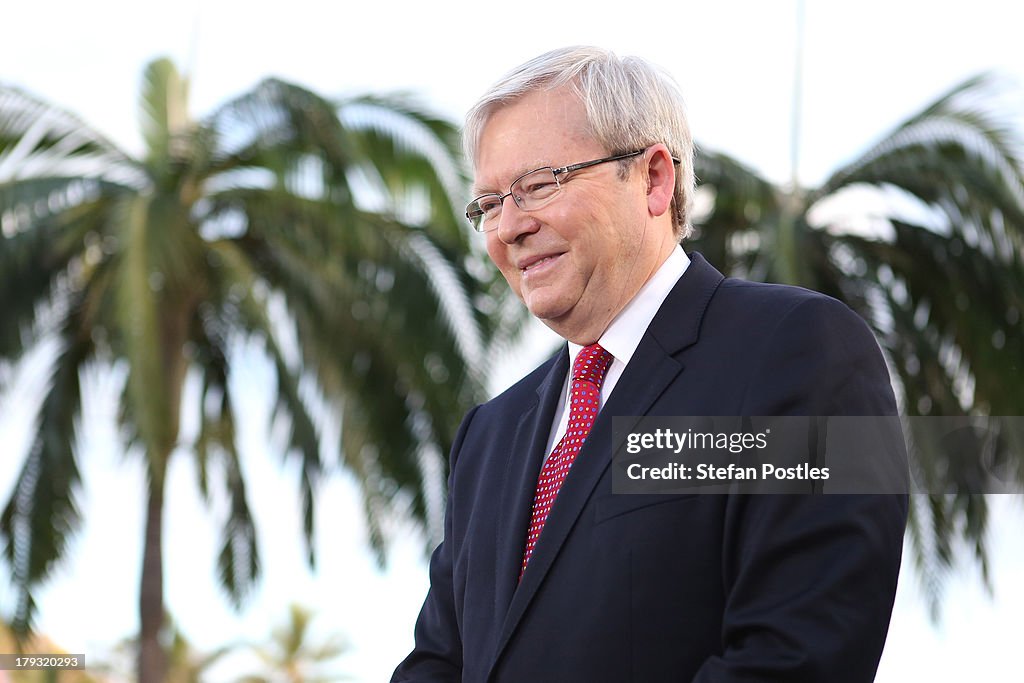 Kevin Rudd In Townsville As Campaign Enters Final Week