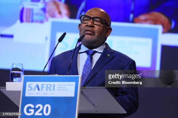 Azali Assoumani, Comoros' president, at the Group of 20 investment summit in Berlin, Germany, on Monday, Nov. 20, 2023. German Chancellor Olaf Scholz...