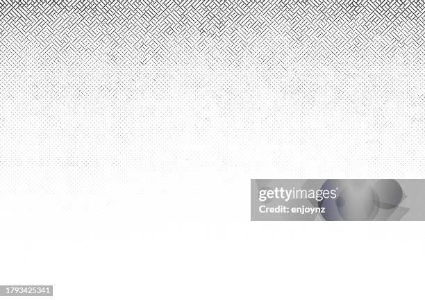 half tone black gradient lines pattern fade - cross-shape stock illustrations