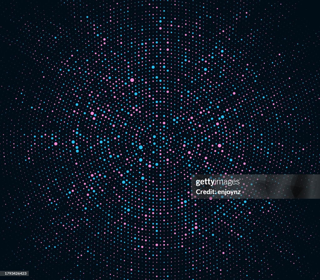 Abstract social network data background technology vector design