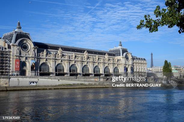 Photo taken on September 2, 2013 shows the Orsay museum and the Eiffel tower in Paris. AFP PHOTO BERTRAND GUAY