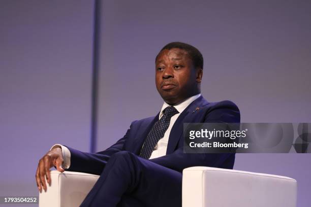 Faure Gnassingbe, Togo's president, at the Group of 20 investment summit in Berlin, Germany, on Monday, Nov. 20, 2023. German Chancellor Olaf Scholz...