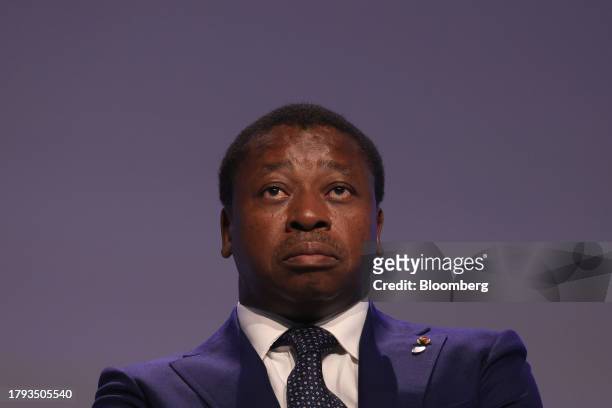 Faure Gnassingbe, Togo's president, at the Group of 20 investment summit in Berlin, Germany, on Monday, Nov. 20, 2023. German Chancellor Olaf Scholz...