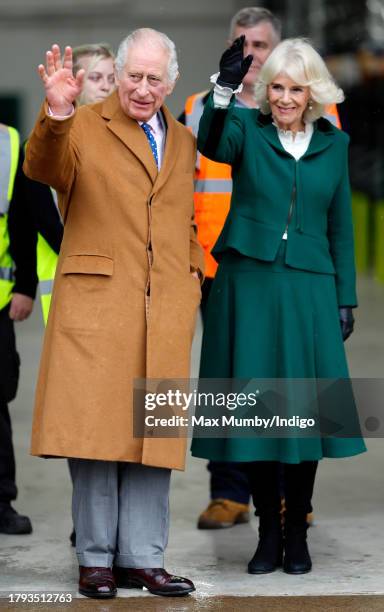 King Charles III and Queen Camilla, to mark The King's 75th birthday today, officially launch The Coronation Food Project at the South Oxfordshire...