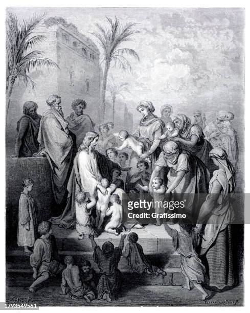 Jesus Blessing Drawing High Res Illustrations - Getty Images