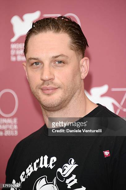 Actor Tom Hardy attends "Locke" Photocall during the 70th Venice International Film Festival at Palazzo del Casino on September 2, 2013 in Venice,...